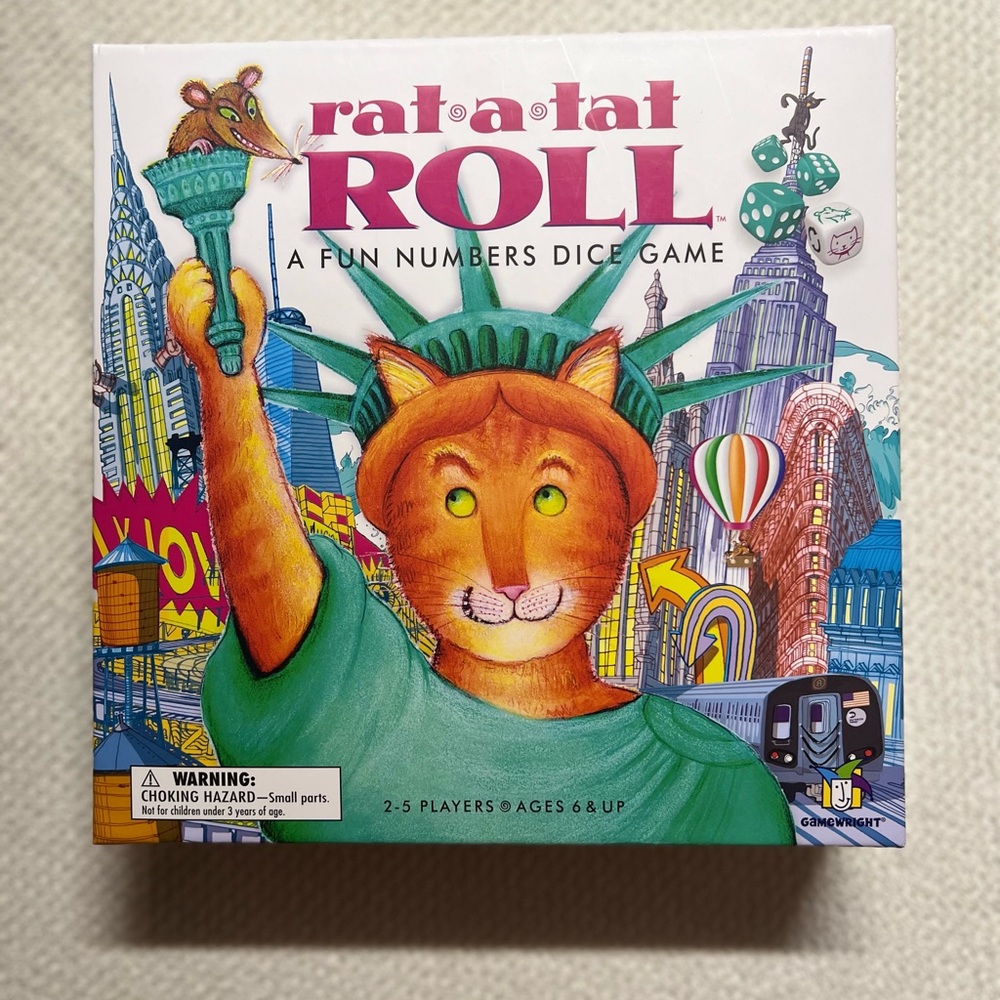 New Rat-a-Tat Roll a Fun Numbers Dice Game